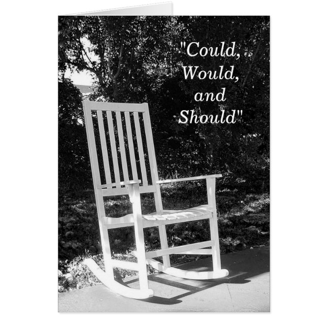 Could, Would, and Should (Front)