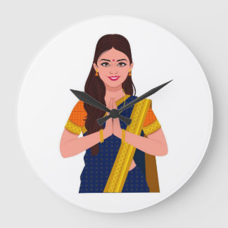 Could you clarify what you mean by "clock title"?  large clock