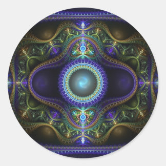 Could you clarify what you mean by "Sticker title" Classic Round Sticker