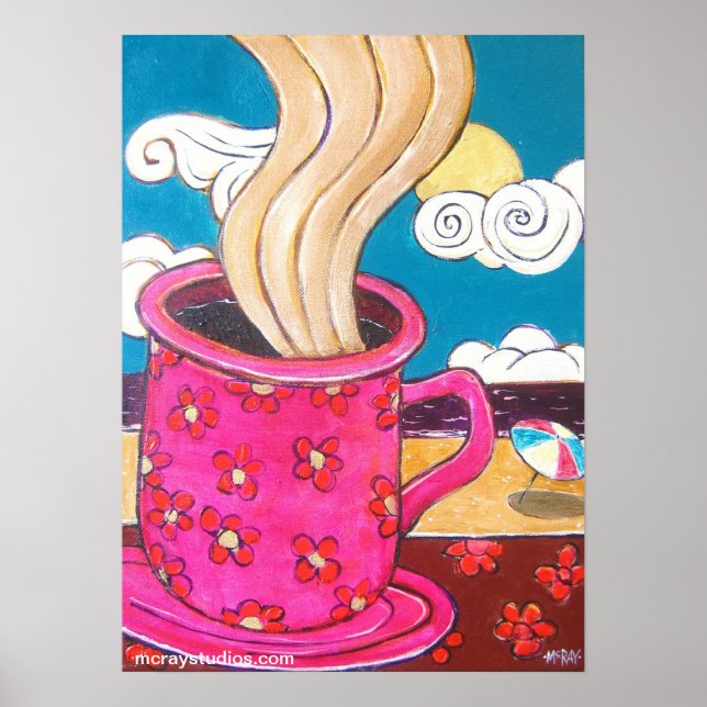 "Couleurs Cafe" Poster (Front)