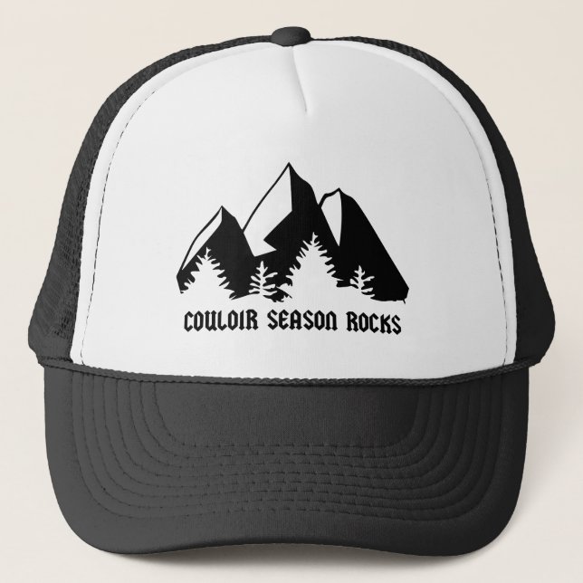 Couloir Season Rocks Trucker Hat (Front)