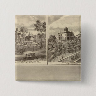 Council Bluffs 15 Cm Square Badge