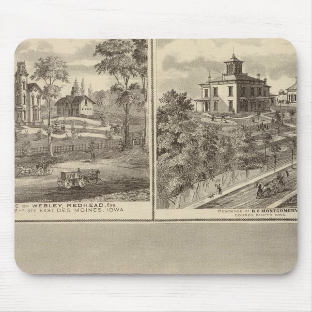 Council Bluffs Mouse Mat (Front)