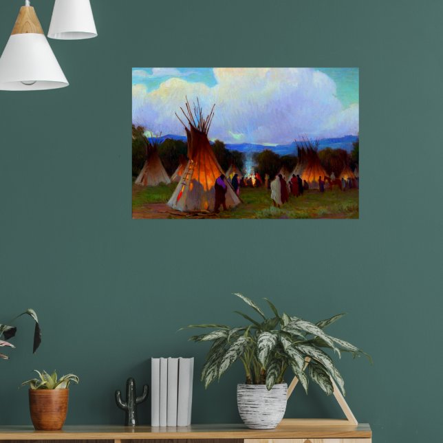 Council Call of Crows Firelight and Twilight Poster (Living Room 1)