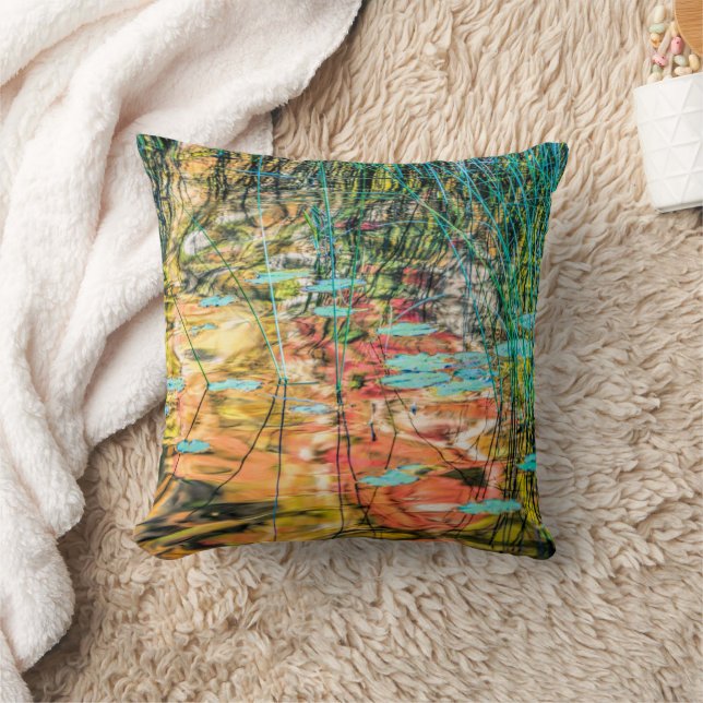 Council Lake in Hiawatha National Forest, Michigan Cushion (Blanket)