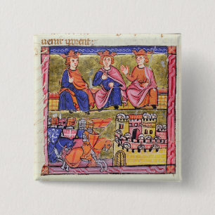 Council of Acre and  Damascus 15 Cm Square Badge
