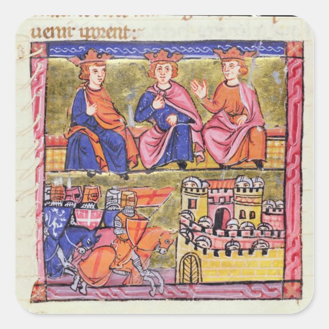 Council of Acre and  Damascus Square Sticker (Front)