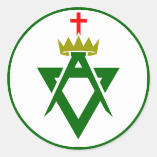 Council of Allied Masonic Degrees plain Sticker