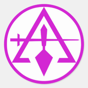 Council of Cryptic Masons, NOT WATERPROOF Classic Round Sticker