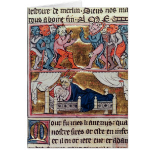 Council of Demons, from 'l'Histoire de Merlin'