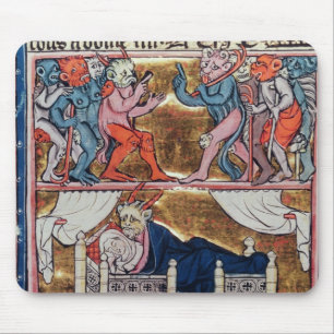 Council of Demons, from 'l'Histoire de Merlin' Mouse Mat