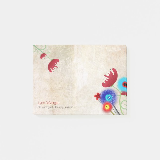 Counseling art therapy business post-it notes (Front)
