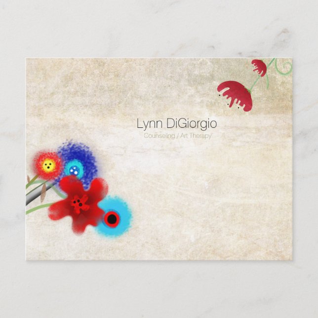 Counseling / Art Therapy Postcard (Front)