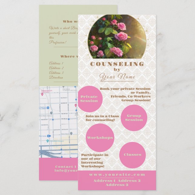 Counseling - Business Card, Flyer, Promo Card (Front/Back)