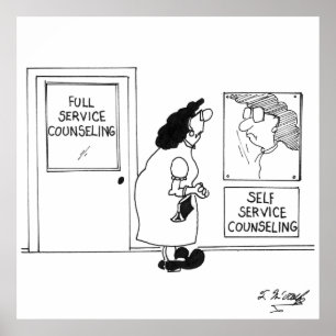 Counseling Cartoon 4967 Poster