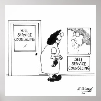Counseling Cartoon 4967 Poster
