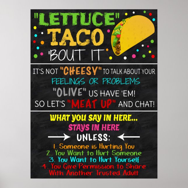 Counseling Office Confidentiality Poster (Front)