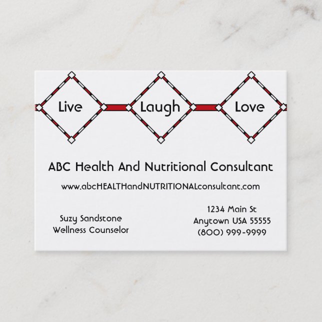 Counseling Services Business Card (Front)
