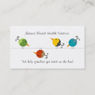 Counseling Services Business Card