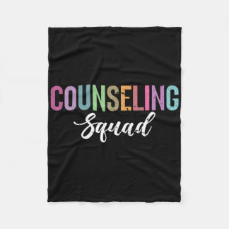 Counseling Squad Mental Health Awareness  Fleece Blanket