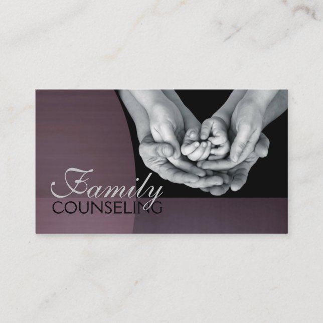 Counseling, Therapist, Spiritual, Life Coach, Business Card (Front)