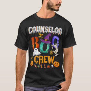Counsellor Boo Crew Teacher Student  Halloween Cos T-Shirt
