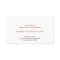 Counsellor Business Card