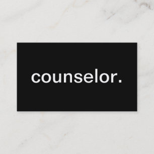 Counsellor Business Card