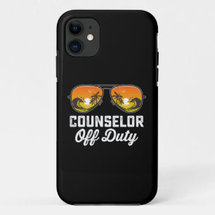 Counsellor Off Duty Sunglasses Last Day Of School iPhone 11 Case