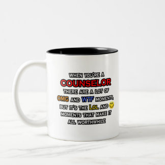 Counsellor ... OMG WTF LOL Two-Tone Coffee Mug