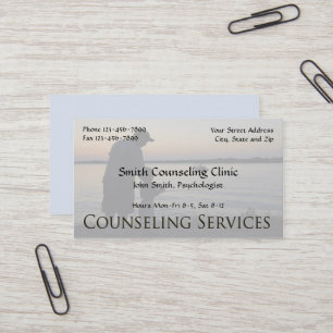 Counsellor Psychologist Mental Health Business Business Card