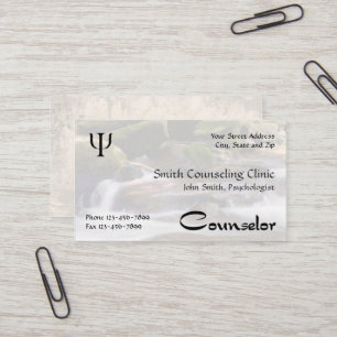 Counsellor Psychologist Mental Health Business Business Card