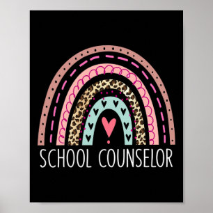 Counsellor Rainbow Counseling Back To School  Poster