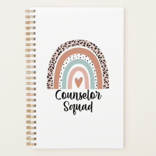 Counsellor Squad Rainbow Leopard School Counsling Planner