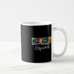 Counsellor Squad Tie Dye Appreciation Day Back To Coffee Mug