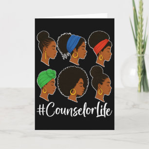 Counselor Life - Black History Month School Counse Card
