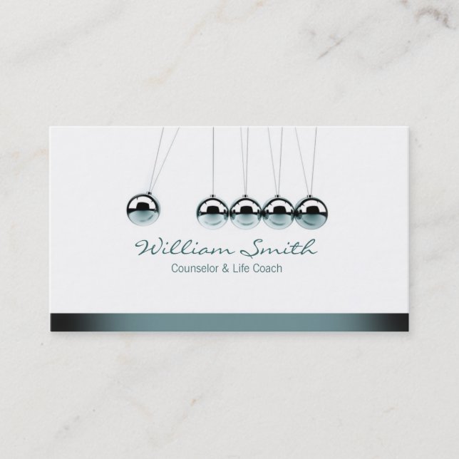 Counselor & Life Coach Business Card (Front)