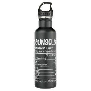 Counselor Nutrition Facts Counseling Guidance Funn 710 Ml Water Bottle