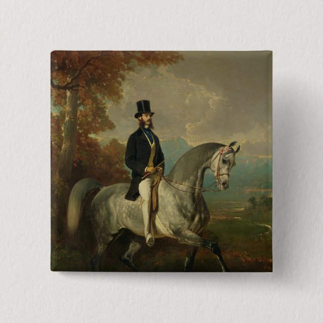Count Alfred de Montgomery  1850-60 15 Cm Square Badge (Front)