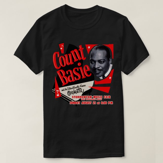 Count Basie T-Shirt (Design Front)