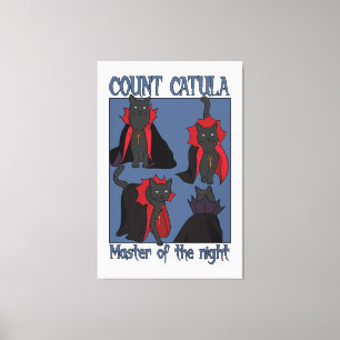Count Catula Master of the Night Canvas Print