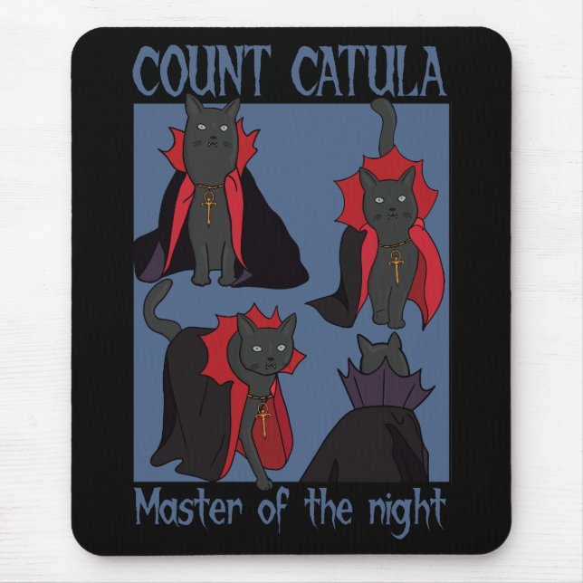 Count Catula Master of the Night Mouse Mat (Front)