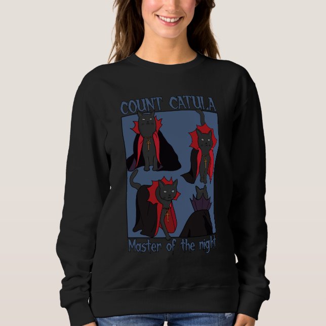 Count Catula Master of the Night Sweatshirt (Front)