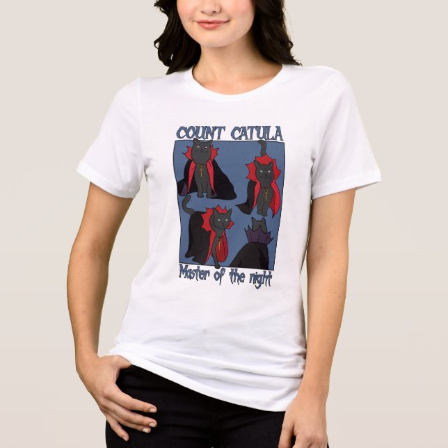 Count Catula Master of the Night Tri-Blend Shirt (Front)