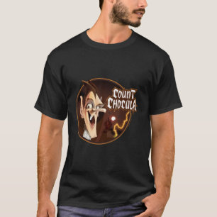 Count Chocula Castle At Night Vintage Face Portrai T-Shirt