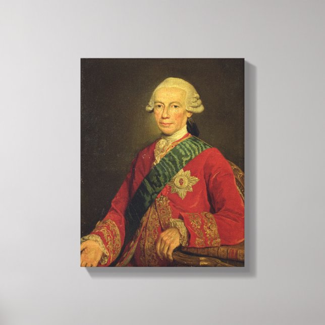 Count Claude-Louis-Robert de Saint-Germain  1777 Canvas Print (Front)