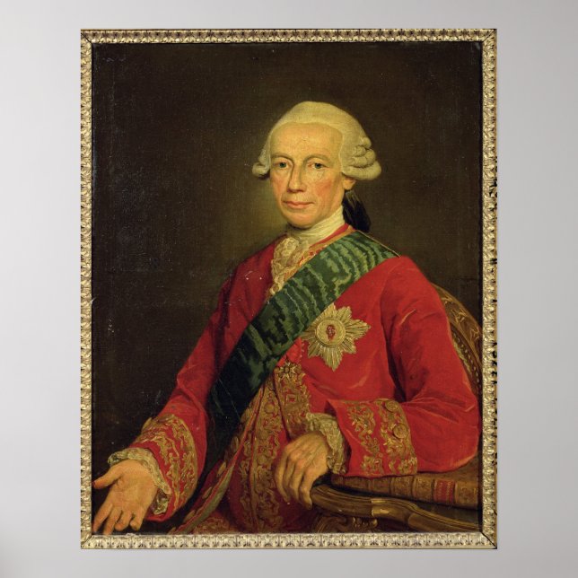 Count Claude-Louis-Robert de Saint-Germain  1777 Poster (Front)