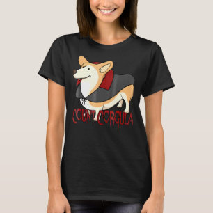Count Corgula Halloween Corgi Dog Vampire Dracula T-Shirt