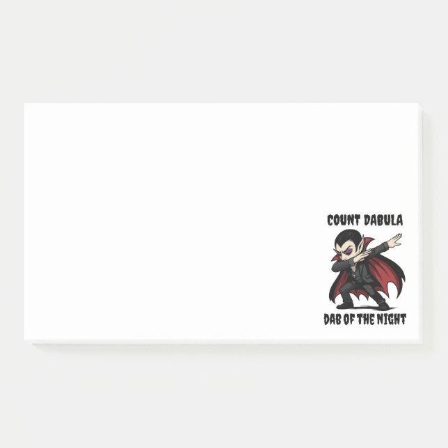 Count Dabula dabs through the night Post-it Notes (Front)