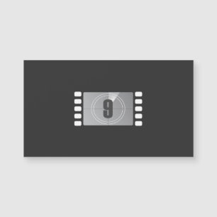 Count Down 9 Magnetic Business Cards